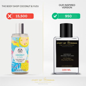 body shop coconut and yuzu spray